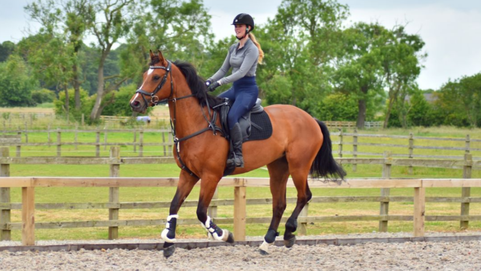 Girl Riding A horse